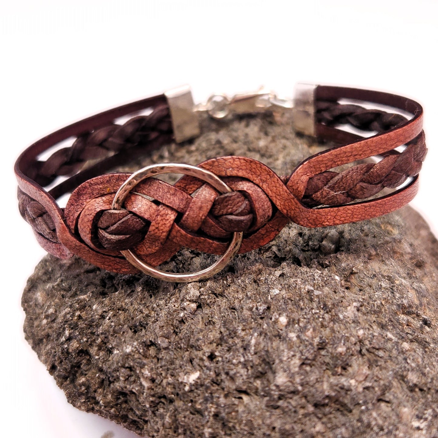 Eternity Bracelet - Chocolate and London Tan