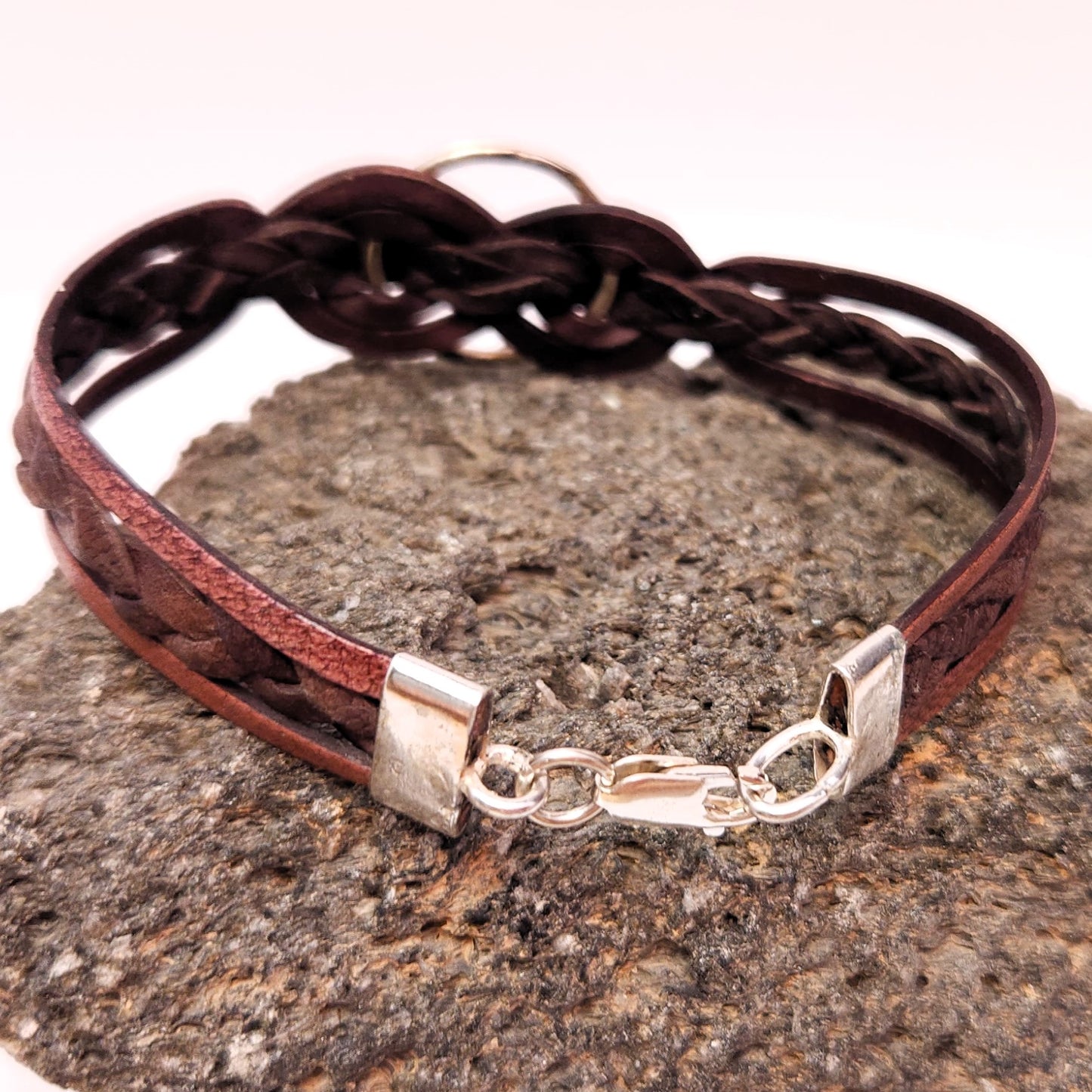 Eternity Bracelet - Chocolate and London Tan