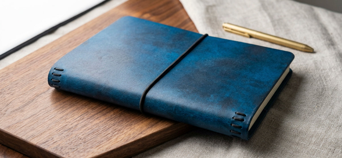 Refillable A5 Recycled Leather Journal
