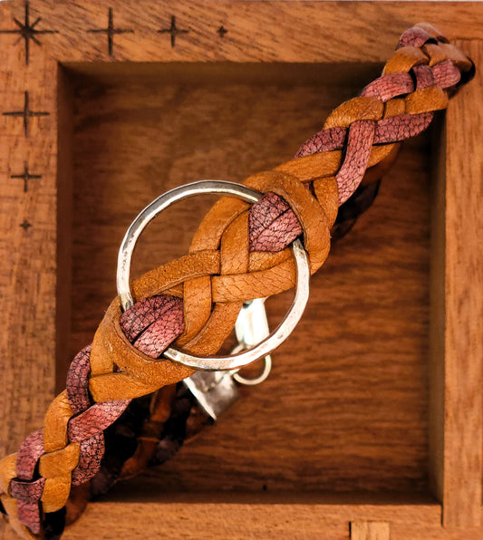 Eternity Bracelet - Saddle Tan and London Tan