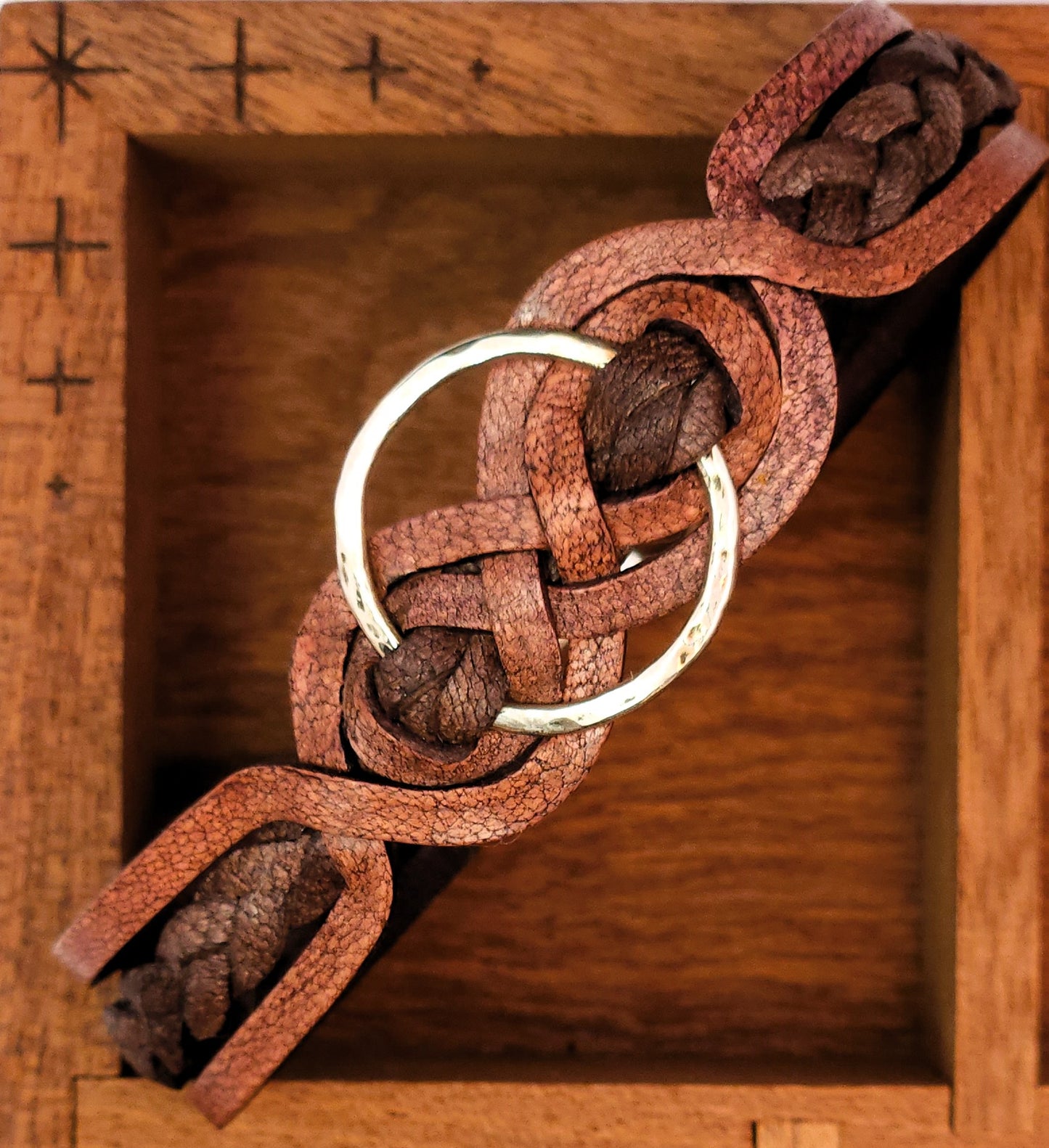 Eternity Bracelet - Chocolate and London Tan
