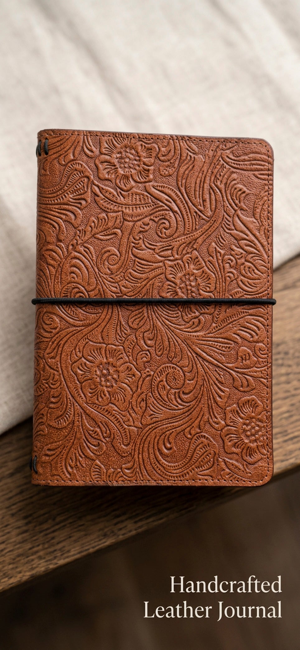 Refillable A5 Recycled Leather Journal
